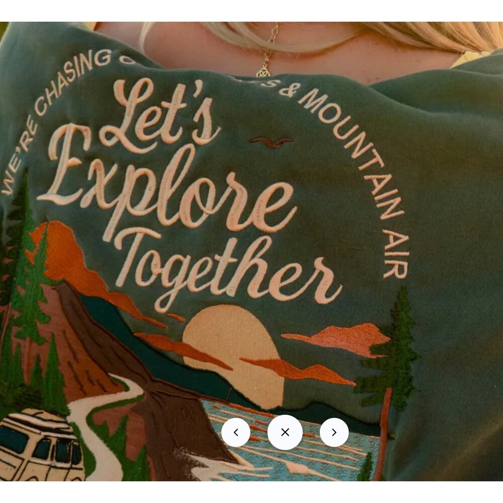 Sunset Surf Coastal Explore Hoodie in Various Sizes - Picture 11 of 13